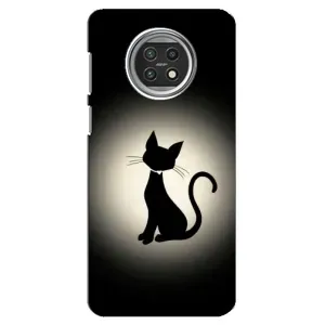 Чехол с принтом для Xiaomi Mi 10t Lite (AlphaPrint) Модные коты (Силуэт котика)