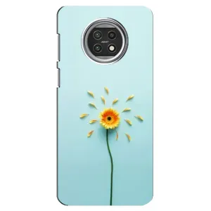 Чохли з квітами для Xiaomi Mi 10t Lite (VPrint) (Жовта квітка)