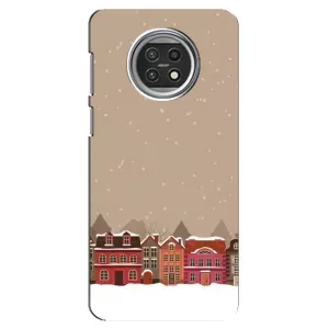 Новогодние, Праздничные Чехлы для Xiaomi Mi 10t Lite - 2024 год (Зимний город)