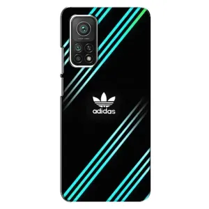 Чохли Адидас для Xiaomi Mi 10T Pro (AlphaPrint) (Адідас з полосами)