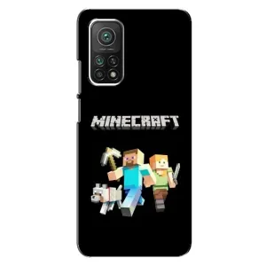 Чохол Майнкрафт на Xiaomi Mi 10T Pro (AlphaPrint) Minecraft (герої Minecraft)