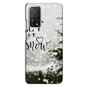 Новорічні, Святкові Чохли для Xiaomi Mi 10T Pro - 2024 год (Let it snow)