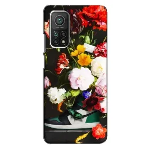 Брендновые Чехлы для Xiaomi Mi 10T Pro - (PREMIUMPrint) (Nike цветы)