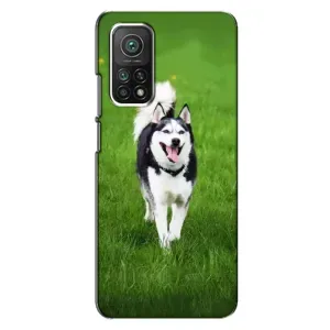 Чехол с Хаски для Xiaomi Mi 10T Pro - (AlphaPrint) (Радостный Хаски)