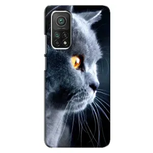 Чохли з Котиками для Xiaomi Mi 10T Pro (VPrint) (Сірий Кіт)