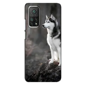 Чехол с Хаски для Xiaomi Mi 10T Pro - (AlphaPrint) (Верный пес)