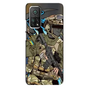 Чехлы с картинкой ЗСУ для Xiaomi Mi 10T Pro (AlphaPrint) (Воин ВСУ)