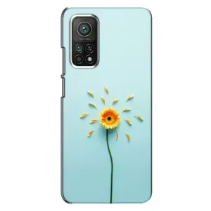 Чохли з квітами для Xiaomi Mi 10T Pro (VPrint) (Жовта квітка)