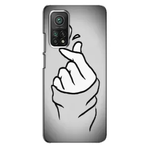 Чехол с принтом для Xiaomi Mi 10T Pro (AlphaPrint - Знак сердечка) (Значок Love)