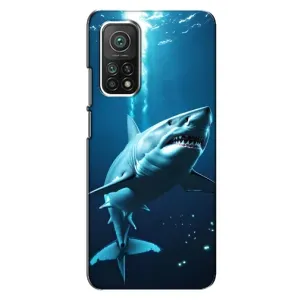 Чехол с картинкой «Хищники» для Xiaomi Mi 10T (Акула под водой)