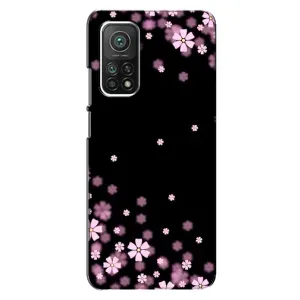 Чохол для Сяомі Мі 10Т - з принтом (Дизайнерські) (AlphaPrint) (Квіти маленькі)