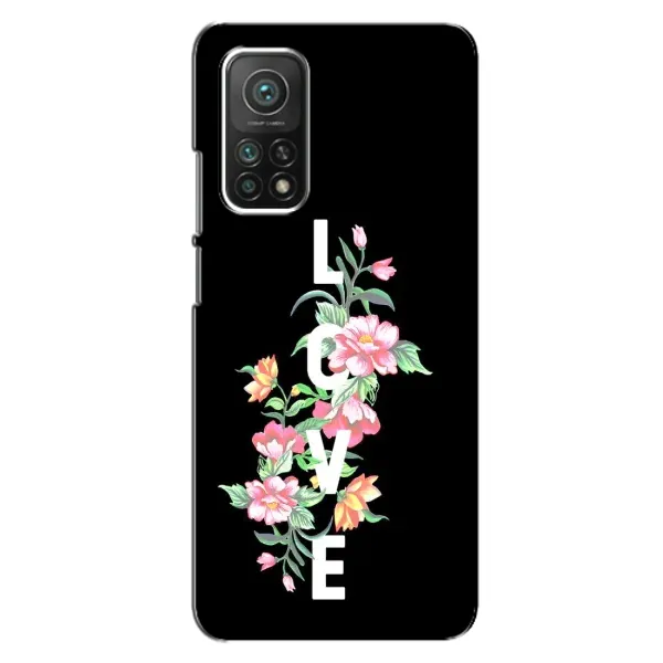 Чехол с принтом «Цветы LOVE» для Xiaomi Mi 10T