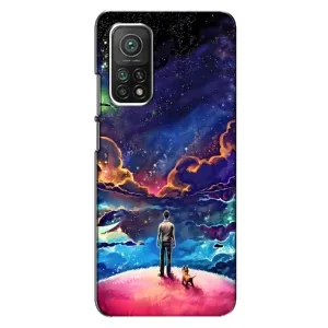 Космические Чехлы для Ксяоми Ми 10т (VPrint) (Галактический вид)