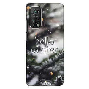 Новогодние, Праздничные Чехлы для Xiaomi Mi 10T - 2024 год (Hello winter)