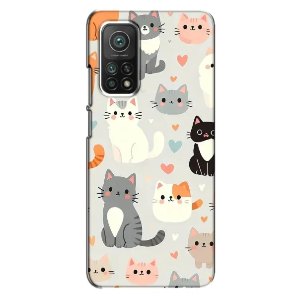 Чехол с принтом «Коллаж котов» для Xiaomi Mi 10T