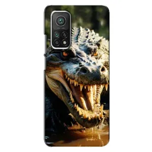 Чехол с картинкой «Хищники» для Xiaomi Mi 10T (Опасный крокодил)