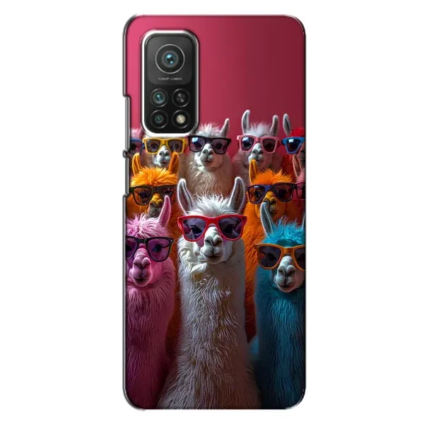Чехол с принтом «Ламы в очках» для Xiaomi Mi 10T
