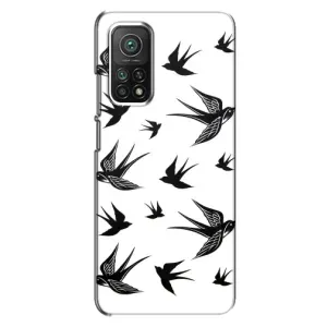 Чехол с птицами на Xiaomi Mi 10T (VPrint) (Ласточки)