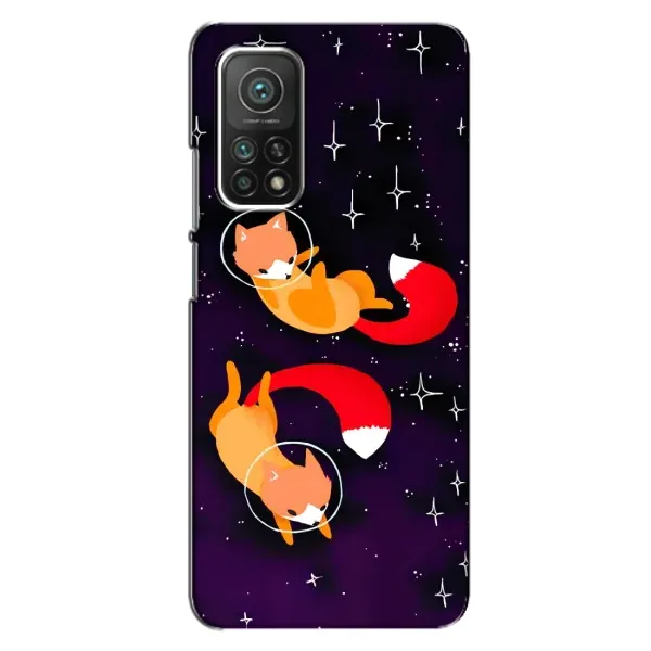 Чехол с принтом «Лисички космонавты» для Xiaomi Mi 10T