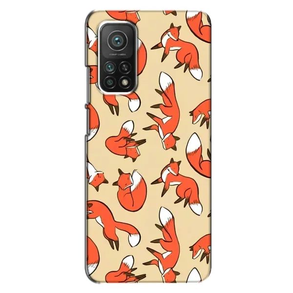 Чехол с принтом «Лисички» для Xiaomi Mi 10T