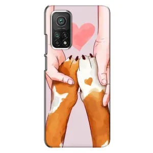 Чехлы с собаками для Xiaomi Mi 10T (VPrint) (Любовь к собакам)