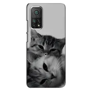 Чехол с рисунком кот на Xiaomi Mi 10T (Пара котов)