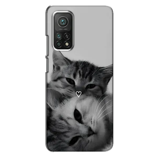 Чехол с принтом «Пара котов» для Xiaomi Mi 10T