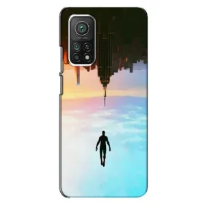 Чехол с человеком пауком для Xiaomi Mi 10T - (AlphaPrint) (Паук человек)