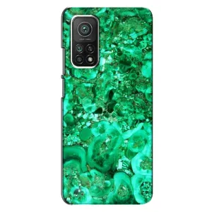 Мраморный чехол на Xiaomi Mi 10T (VPrint) (Салатный Мрамор)