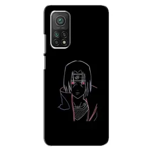 Чехлы на тему: Итачи Учиха для Xiaomi Mi 10T (AlphaPrint) (силуэт Итачи)