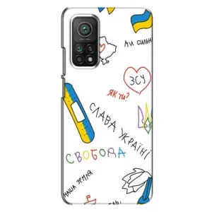 Чехлы Доброго вечора, ми за України для Ксяоми Ми 10т (AlphaPrint) (Стикер)