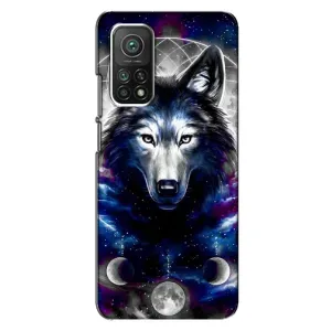 Защитные чехлы для Ксяоми Ми 10т (AlphaPrint) (ХИТ продаж) ВОЛК (Волк)