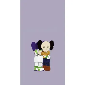 Чохли для Xiaomi Mi 11 Lite - Bearbrick Louis Vuitton (PREMIUMPrint) (Дружба Беарбрік)