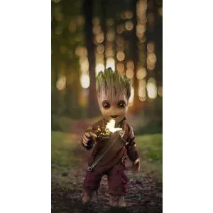 Чохол МАРВЕЛ для Сяомі Мі 11 Лайт (AlphaPrint) (I am Groot)