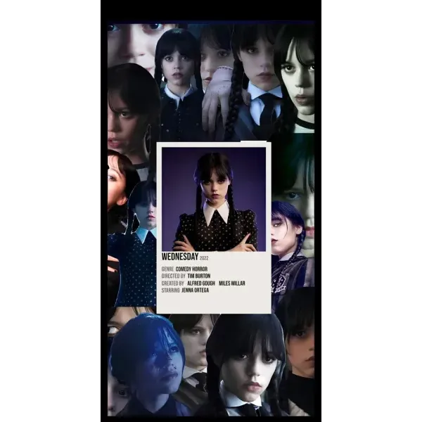 Чехол с принтом «коллаж Уэнздей» для Xiaomi Mi 11 Lite