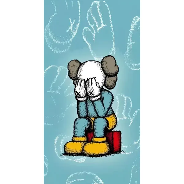 Чехол с принтом «Плач Bearbrick» для Xiaomi Mi 11 Lite