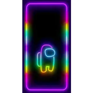 Чохли Амонг Ас для Xiaomi Mi 11 Lite (AlphaPrint) (Яскравий скін)