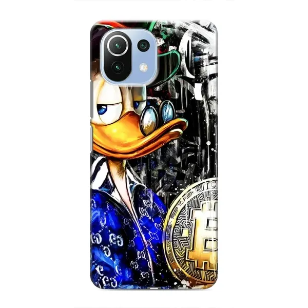 Чехол с принтом «Биткойн Скрудж» для Xiaomi Mi 11 Lite