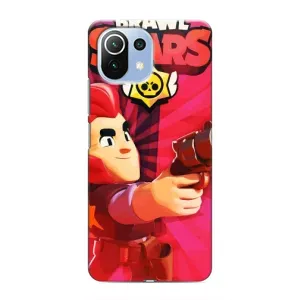 Чехол для Xiaomi Mi 11 Lite Бравл Старс (VPrint) (Дуелянт Кольт)