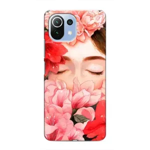 Чехлы (ART) Цветы на Xiaomi Mi 11 Lite (VPrint) (Очі в квітах)
