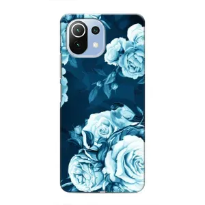Чехлы (ART) Цветы на Xiaomi Mi 11 Lite (VPrint) (Блактині бутони)