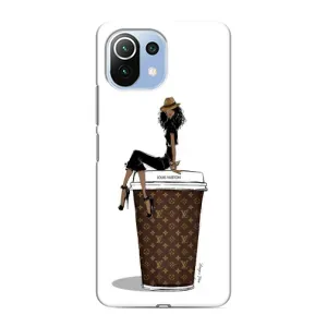 Чохли Луі Вітон для Xiaomi Mi 11 Lite (AlphaPrint - LOUIS VUITTON) (кава LOUIS VUITTON)
