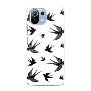 Чохол з пташками на Xiaomi Mi 11 Lite (VPrint) (Ластівки)