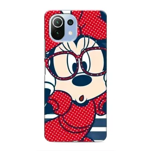 Міккі Маус чохол для Xiaomi Mi 11 Lite (AlphaPrint - Мультяшні) (Маус в окулярах)