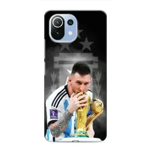 Чохли для Xiaomi Mi 11 Lite (Leo чемпіон) (AlphaPrint) (Мессі Чемпіон)