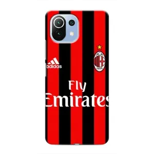 Чехлы для Xiaomi Mi 11 Lite (VPrint) - Футбольные клубы (Milan)