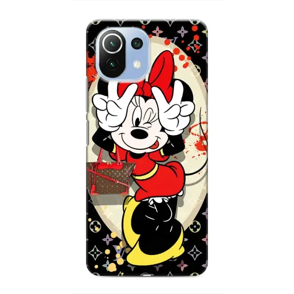 Чехол с принтом «Минни peace» для Xiaomi Mi 11 Lite