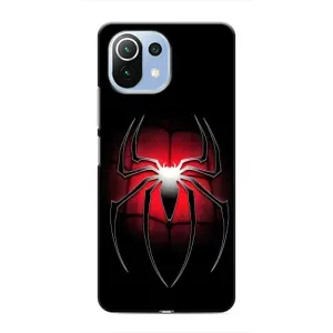 Чехол с человеком пауком для Xiaomi Mi 11 Lite - (AlphaPrint) (Паук марвел)