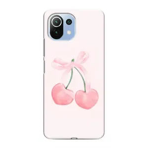 Чохол з розовим принтом для Xiaomi Mi 11 Lite (Рожеві вишні)
