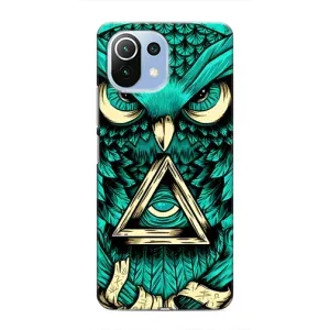 Чохол з пташками на Xiaomi Mi 11 Lite (VPrint) (Сова з оком)